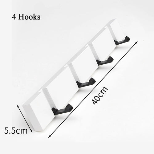 bamboo wall key holder with decorative hooks for organization - vue 13 sur 12