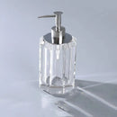 transparent crystal liquid soap dispenser for bathroom