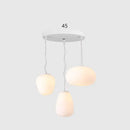 Modern Japanese style glass LED pendant light for elegant interiors