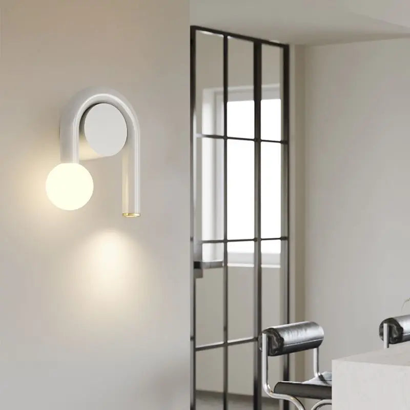 modern glass wall light interior decorative lighting 3000k