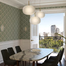 Scandinavian large glass ball pendant light for living room