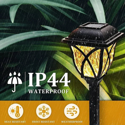 Waterproof outdoor solar LED lamp for garden path and courtyard - vue 5 sur 8