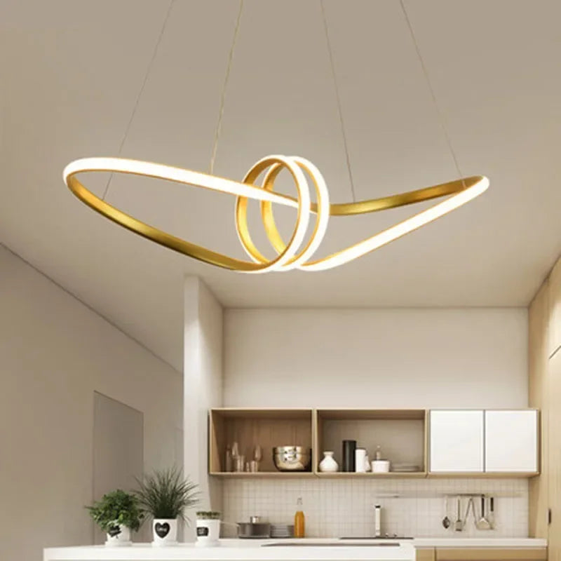 Modern LED pendant light for elegant interior decoration