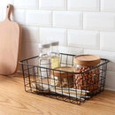 Metal storage basket for organising your spaces