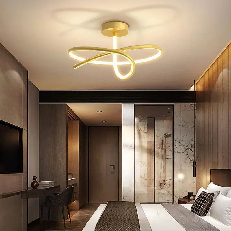 Modern LED chandelier for luxury interior decoration - vue 3 sur 12