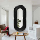 Oval decorative wall mirror nordic style for bedroom