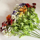 30 artificial flower heads for decoration and floral arrangements
