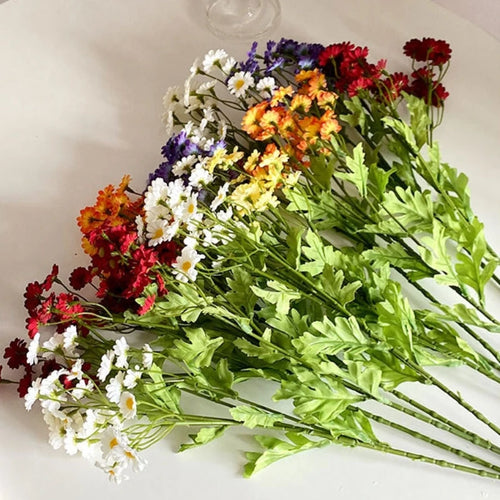 30 artificial flower heads for decoration and floral arrangements - vue 4 sur 11