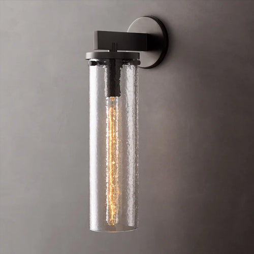Retro glass wall light for elegant interior decoration - vue 10 sur 11