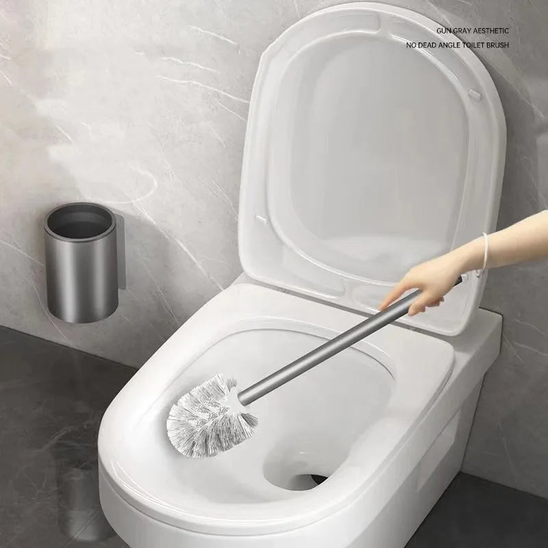 Wall-mounted aluminium cleaning brush with no dead angle - vue 2 sur 8