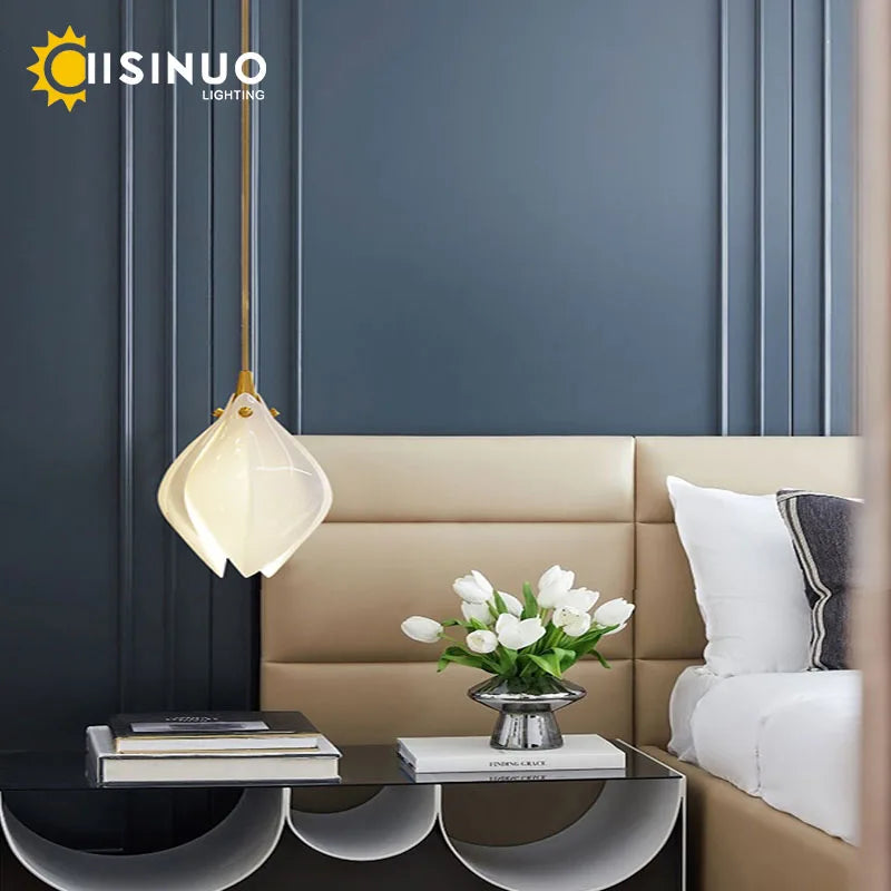 Magnolia ceramic chandelier - vue 4 sur 17