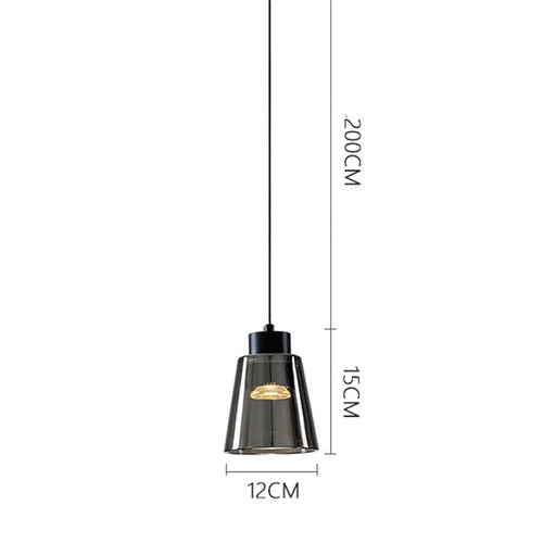 Trendy bottle-shaped LED chandelier for modern interiors - vue 11 sur 11