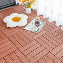 Interlocking PVC wood-effect outdoor non-slip floor boards 30cm