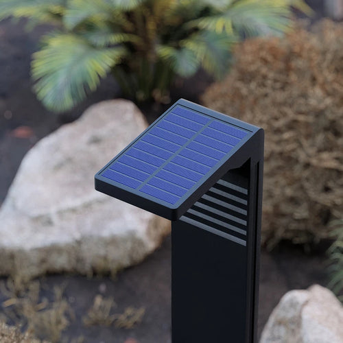 Solar LED garden landscape lamp IP55 waterproof outdoor standing light with ground spike - vue 6 sur 13