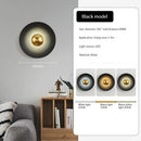 Modern round LED wall light for luxury interior decoration