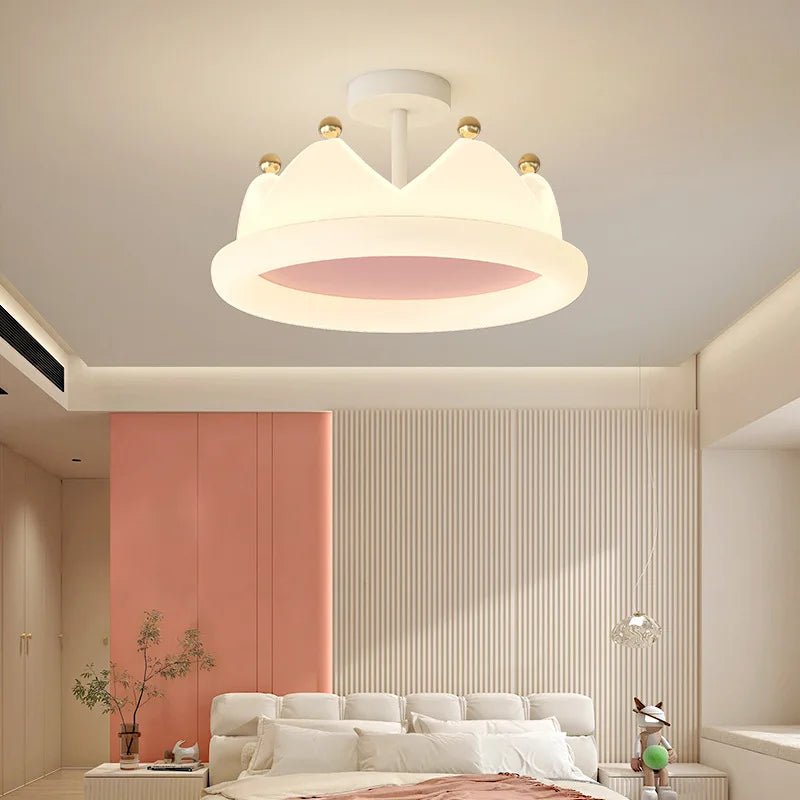 Romantic chandelier for modern little girl's bedroom - vue 3 sur 10