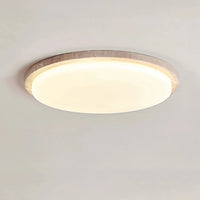 Modern travertine cream LED ceiling light for living room or restaurant