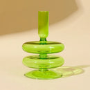 European glass candle holder for decoration and weddings