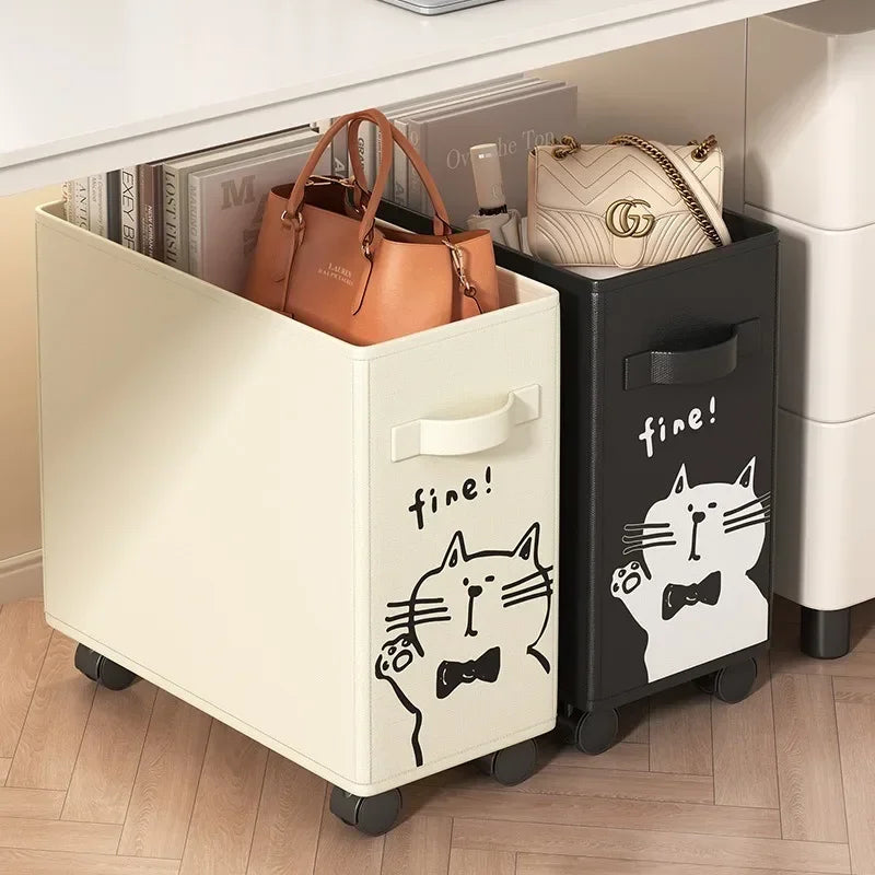 stationery organizer with wheels for office and school