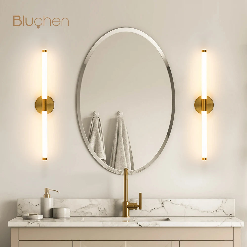 Elegant double-shade up and down LED wall light