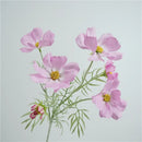 Set of 3 decorative artificial flowers for festive occasions