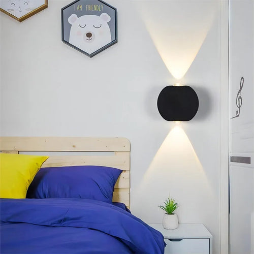 Modern waterproof LED wall light for indoor and outdoor decoration - vue 5 sur 9