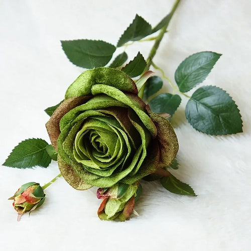 velvet rose simulation for elegant decoration - vue 7 sur 8