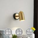 Modern adjustable angle wall light for indoor lighting