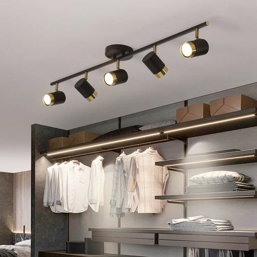 Modern LED chandelier for clothing store and living room - vue 3 sur 18