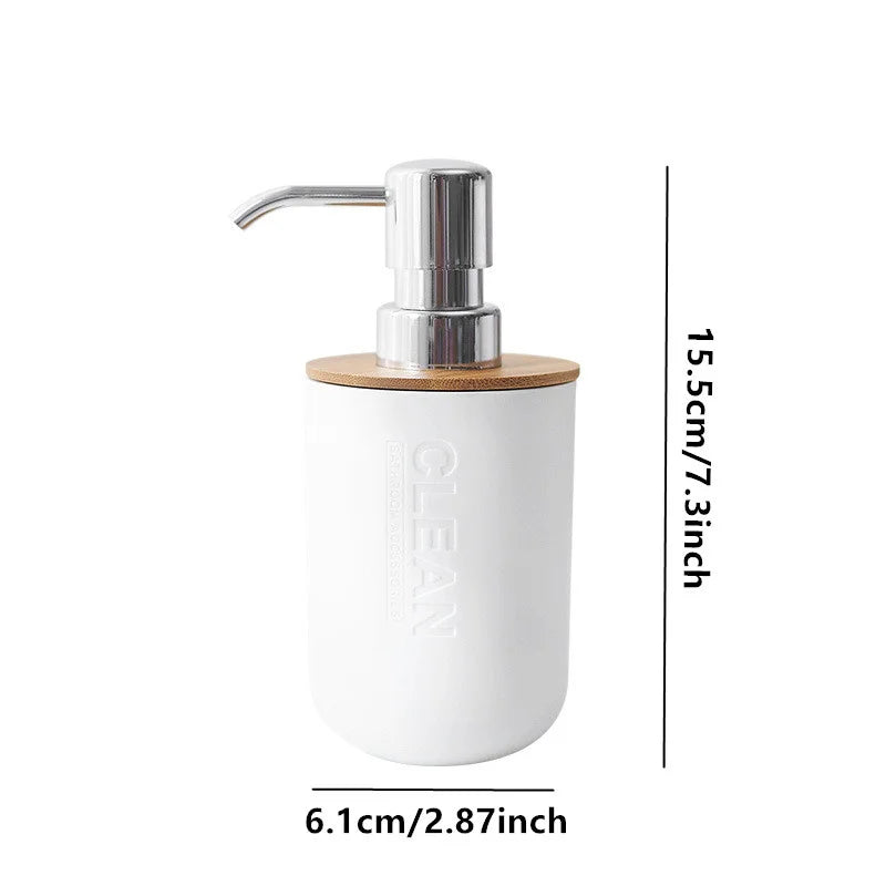 Bathroom accessories toothbrush holder and soap dispenser