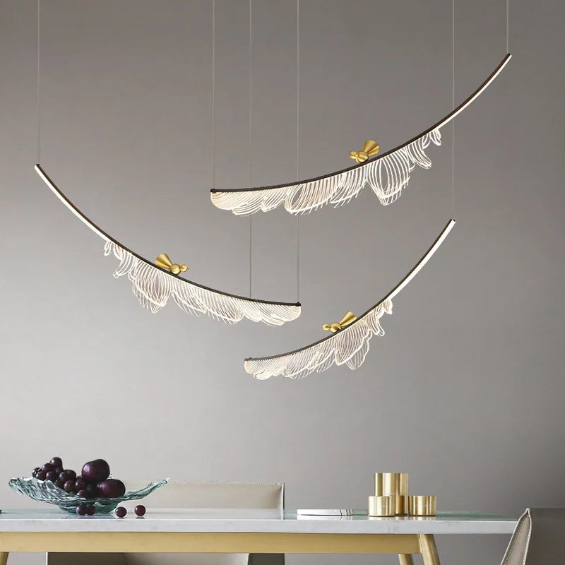 Modern LED ceiling light for an elegant and decorative interior - vue 3 sur 9