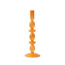 Conical glass candle holder for festive home decoration
