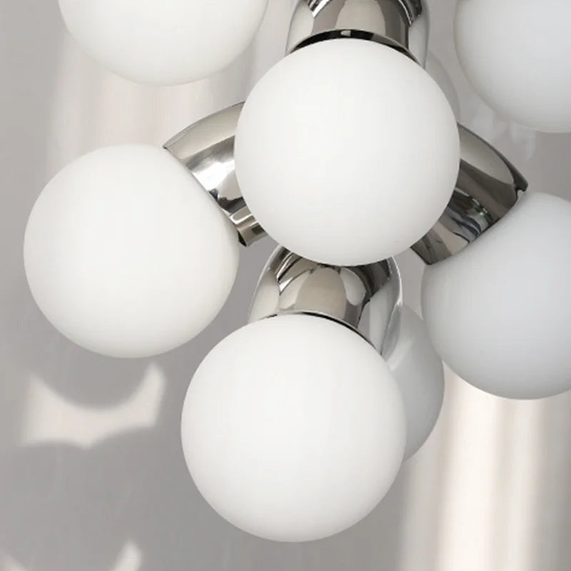 Modern and creative grape-shaped chandelier nordic vintage style - vue 5 sur 12