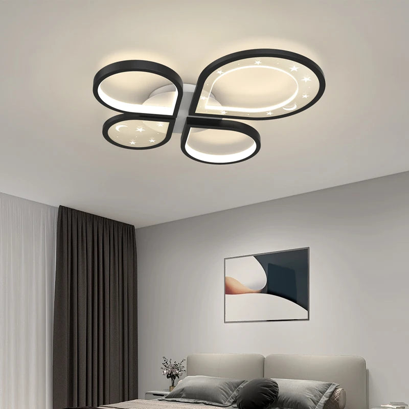 Creative LED ceiling light nordic modern gold chandelier