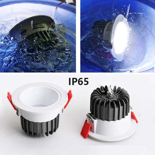 Waterproof dimmable LED spotlight for built-in outdoor lighting - vue 3 sur 10