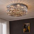 High-end designer crystal ceiling light for elegant interiors