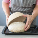 Handmade natural rattan bread proofing basket for sourdough fermentation