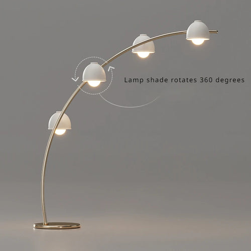 Modern Italian designer floor lamp for elegant interior decor - vue 4 sur 6