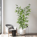 Artificial bamboo leaves for event and party decoration