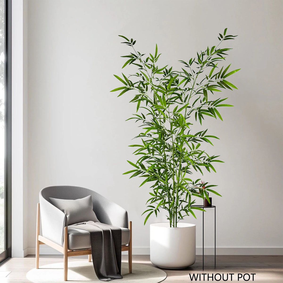 Artificial bamboo leaves for event and party decoration