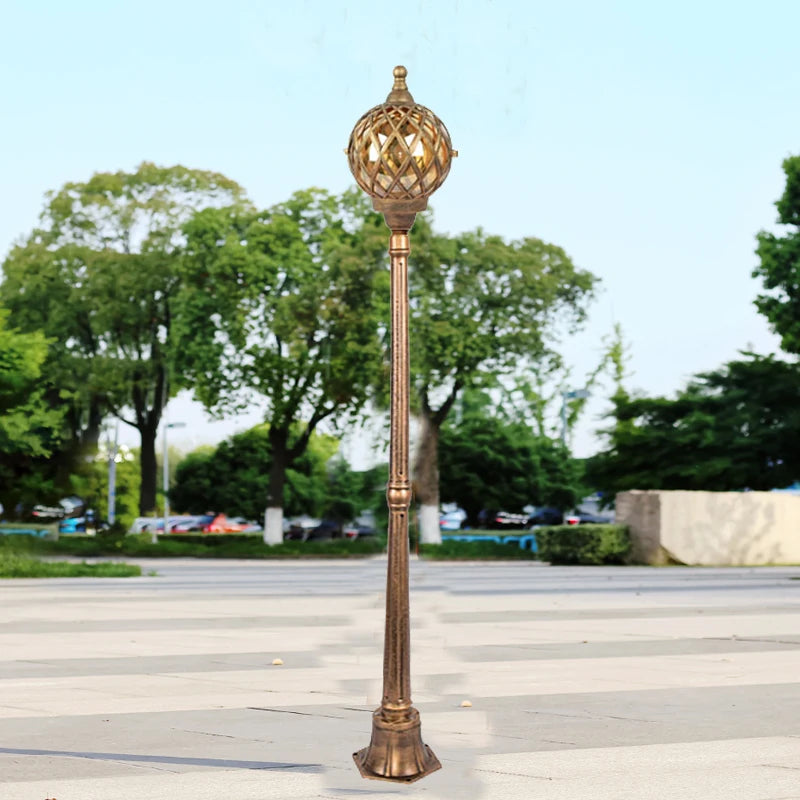 Decorative single-head LED garden lamp - vue 5 sur 8