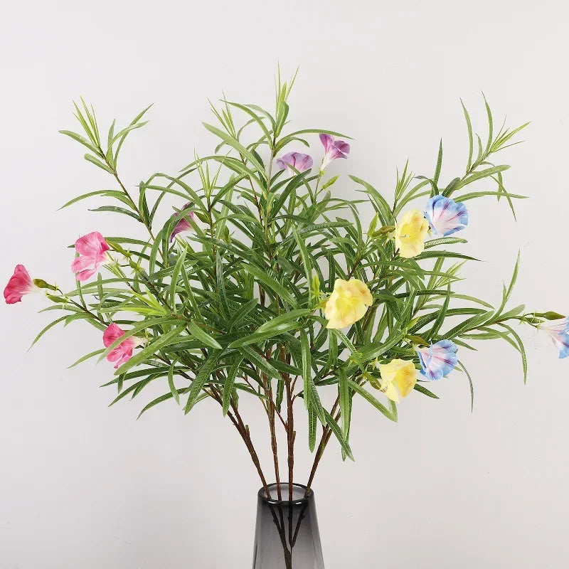 Artificial silk phlox flowers for garden decoration