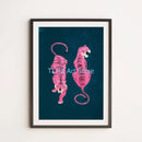 Posters and canvases with retro flower and dog quotes
