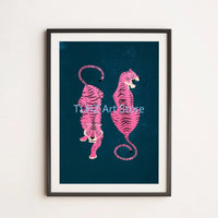 Posters and canvases with retro flower and dog quotes