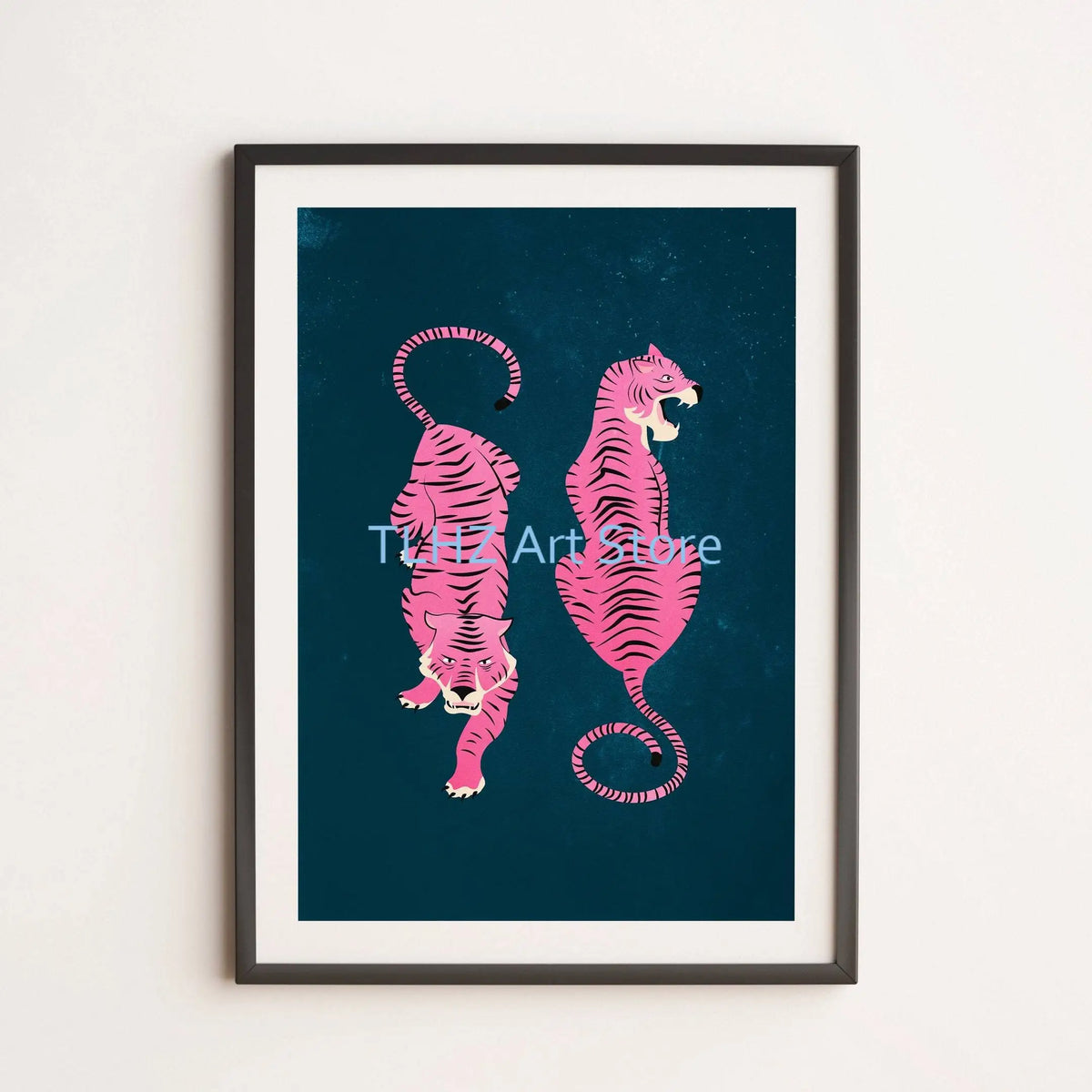 Posters and canvases with retro flower and dog quotes