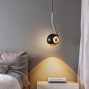 Aluminium rotating pendant light for commercial and modern interiors