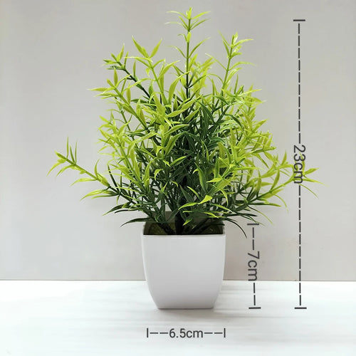 Artificial potted plant for office and garden decoration - vue 20 sur 45