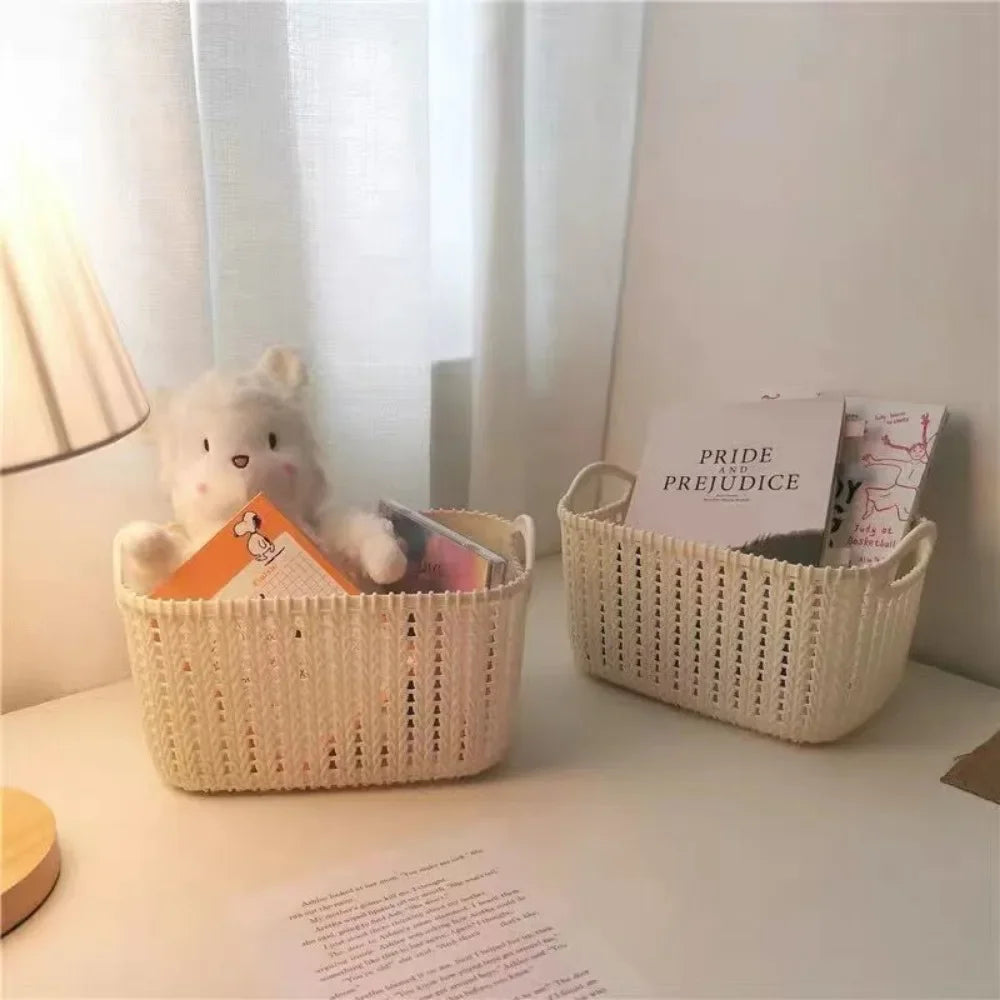 eco-friendly rattan basket for home storage
