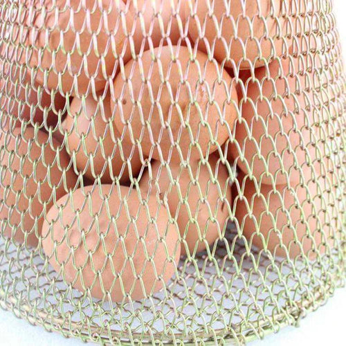 Foldable and portable iron egg basket - vue 6 sur 6
