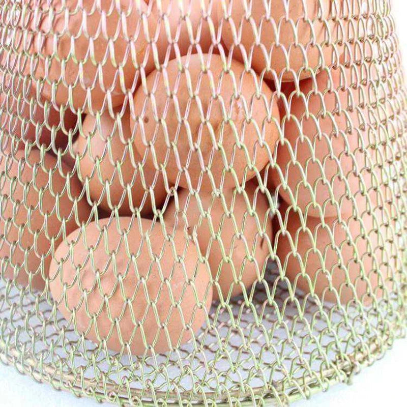 Foldable and portable iron egg basket - vue 6 sur 6